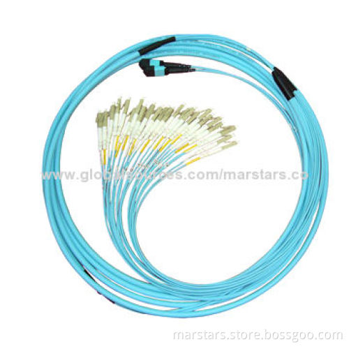 MPO Hybrid Trunk Cable with FC, SC, LC and ST Interface Type